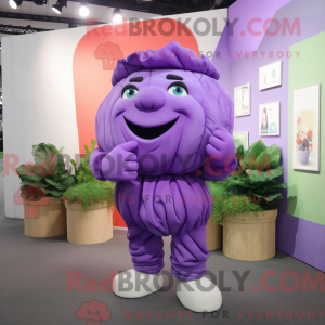 Purple Cabbage mascot...