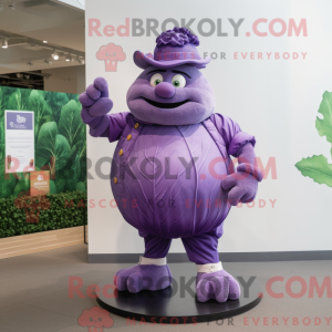 Purple Cabbage mascot...