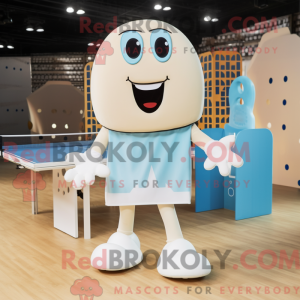 Cream Ping Pong Table...
