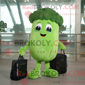 Green Broccoli mascot...