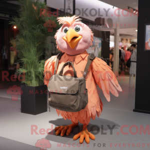 Peach Harpy maskot kostume...
