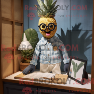 White Pineapple mascot...