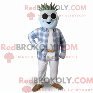 White Pineapple mascot...