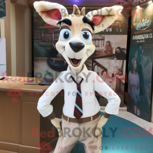 Gazelle mascot costume...