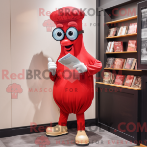 Red Oyster mascot costume...