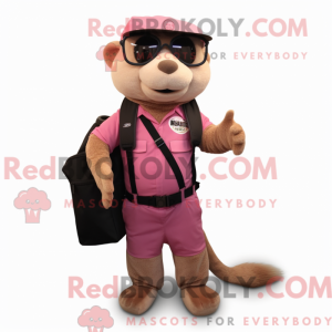 Rosa Mongoose maskot...