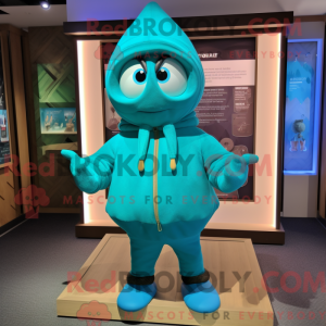 Turkis timeglas maskot...