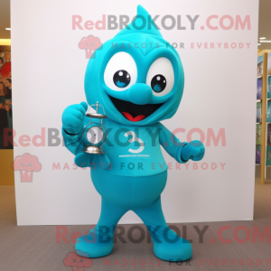 Turquoise Hourglass mascot...