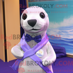 Lavender Sea Lion mascot...