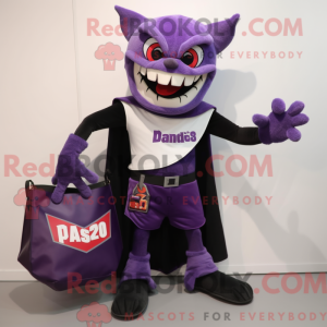 Purple Vampire mascot...