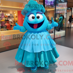 Turquoise But mascot...