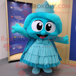 Turquoise But mascot...