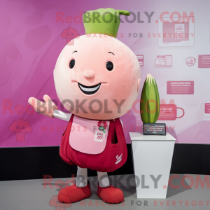 Maskottchenkostüm Rosa Rübe...