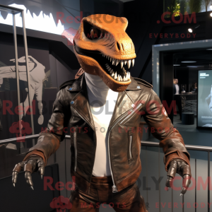 Velociraptor mascot costume...