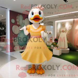 Peach Goose Maskottchen...