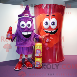 Lila Flasche Ketchup...