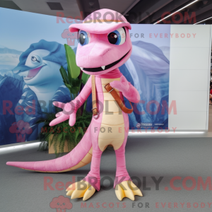 Pink Dimorphodon mascot...
