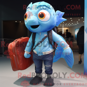 Postava maskota Sky Blue...