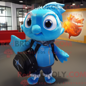 Postava maskota Sky Blue...