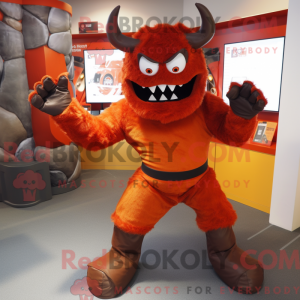Rust Devil mascot costume...