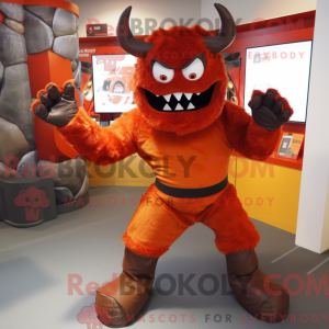 Rust Devil maskot kostume...