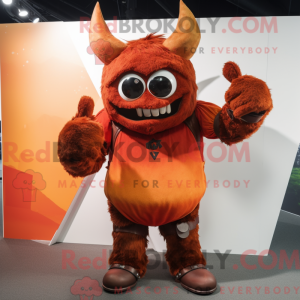 Rust Devil maskot kostume...
