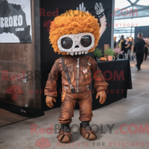 Rust Skull mascottekostuum...