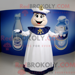 Navy Bottle Of Milk mascot...