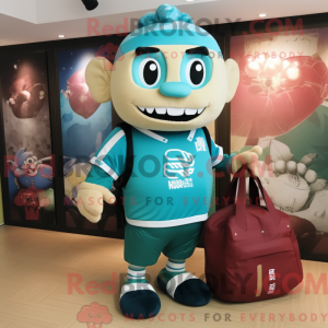 Turquoise Dim Sum mascot...