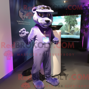Lavender Panther mascot...