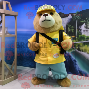 Yellow Sea Lion mascot...