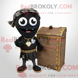 Maskottchenkostüm Schwarze...