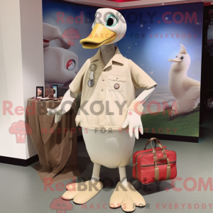 Figura de máscara de ganso...