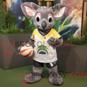 Gray Fruit Bat mascot...