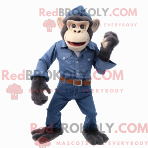 Navy chimpanse maskot...