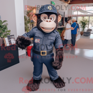 Navy Chimpanzee mascot...