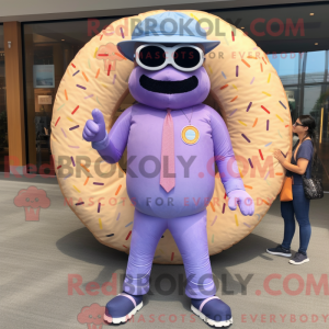Lavendel Donut maskot...