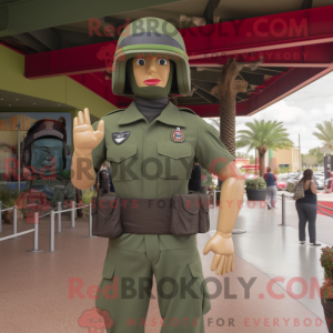 Oliven Gi Joe maskot...