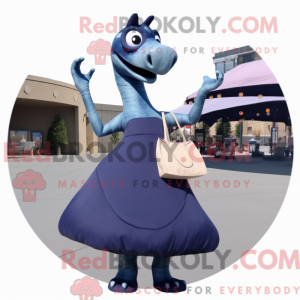 Navy Brachiosaurus maskot...