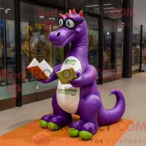 Lilla Brachiosaurus maskot...