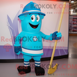 Cyan Ice Hockey Stick...