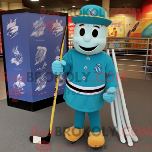 Cyan Ice Hockey...