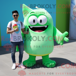 Green Ice Cream maskot...