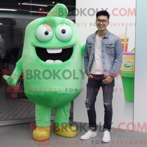Green Ice Cream maskot...
