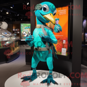 Turkis Archaeopteryx maskot...