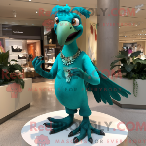 Turkis Archaeopteryx maskot...