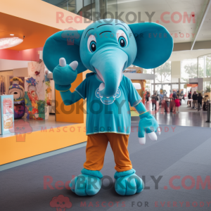 Postava maskota Teal...