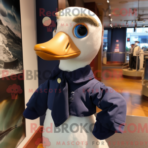 Navy Gosling maskot kostume...