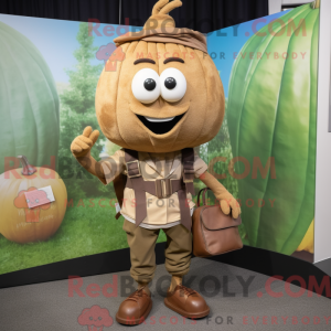 Brown Onion mascot costume...