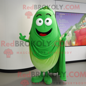 Green Green Bean mascot...